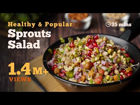 How to Make Sprouts Salad | Healthy Sprout Salad | Healthy Recipes | Under 30 mins Recipes | Cookd