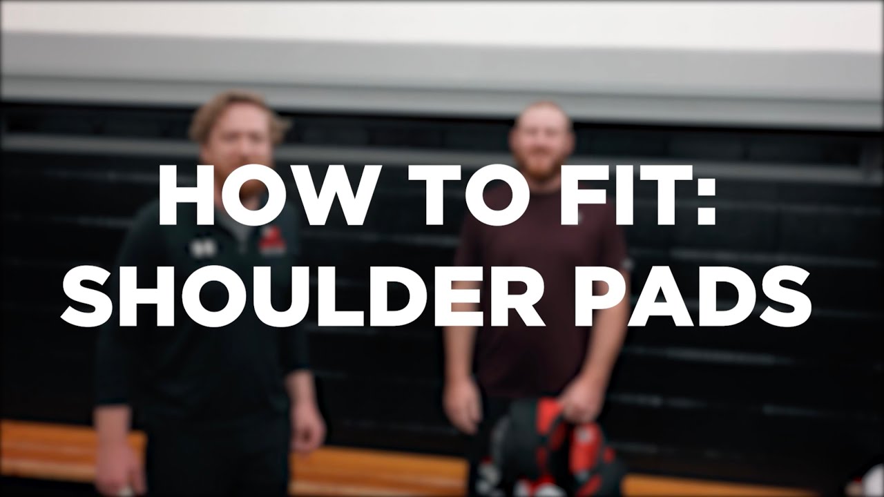 HOW TO FIT Hockey Shoulder Pads YouTube
