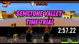 Gemstone Valley Time Trial: 2:57.22 (Crash Bandicoot - Back In Time)