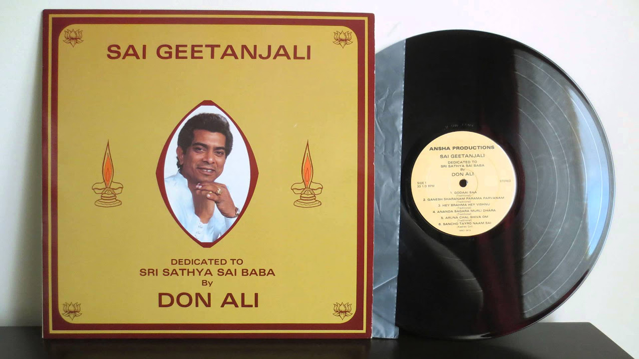 Don Ali  Sai Geetanjali Dedicated To Sri Sathya Sai Baba 198    Hindi Bhajan   Vinyl Album