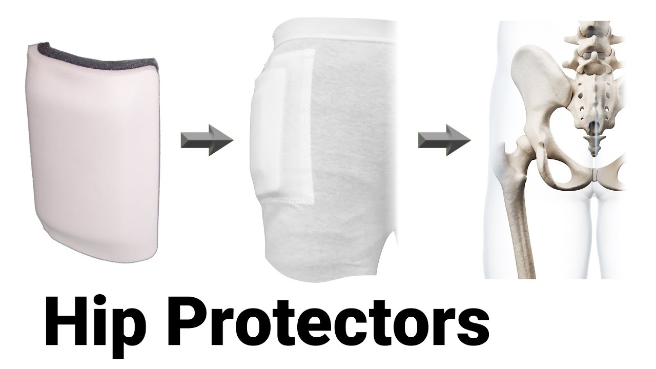 Secure® Unisex Hip Protectors with Removable Tailbone and Hip Pads