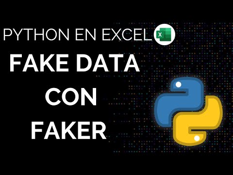 FAKER NOW IN EXCEL | GENERATE SAMPLE DATA IN EXCEL WITH PYTHON | FAKE DATA