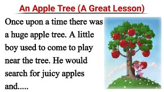 Learn English Through Story | English Story - An Apple Tree And The Boy | Seeko English