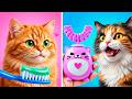 🐾Hilarious Cat Reactions to Viral TikTok Trends Unleashed By Meow-some! Live💩