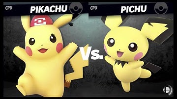 Super Smash Bros. Ultimate - Pikachu VS Pichu