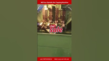 M8 Four Spindle Nut Tapping Machine
