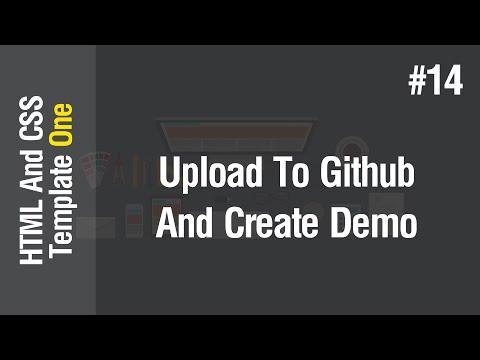 Html + Css التصميم الأول درس 14# - رفع الموقع على Github وعمل نسخة للمشاهدة