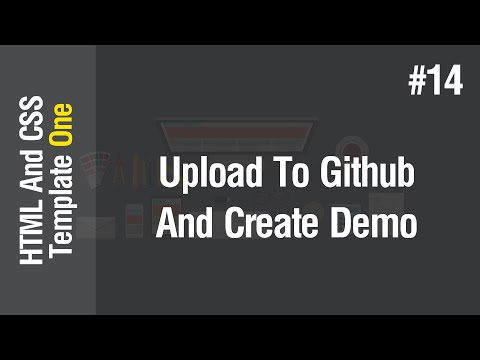 [Arabic] HTML & CSS Template One 2021 - #14 - Upload To Github And Create Live Demo
