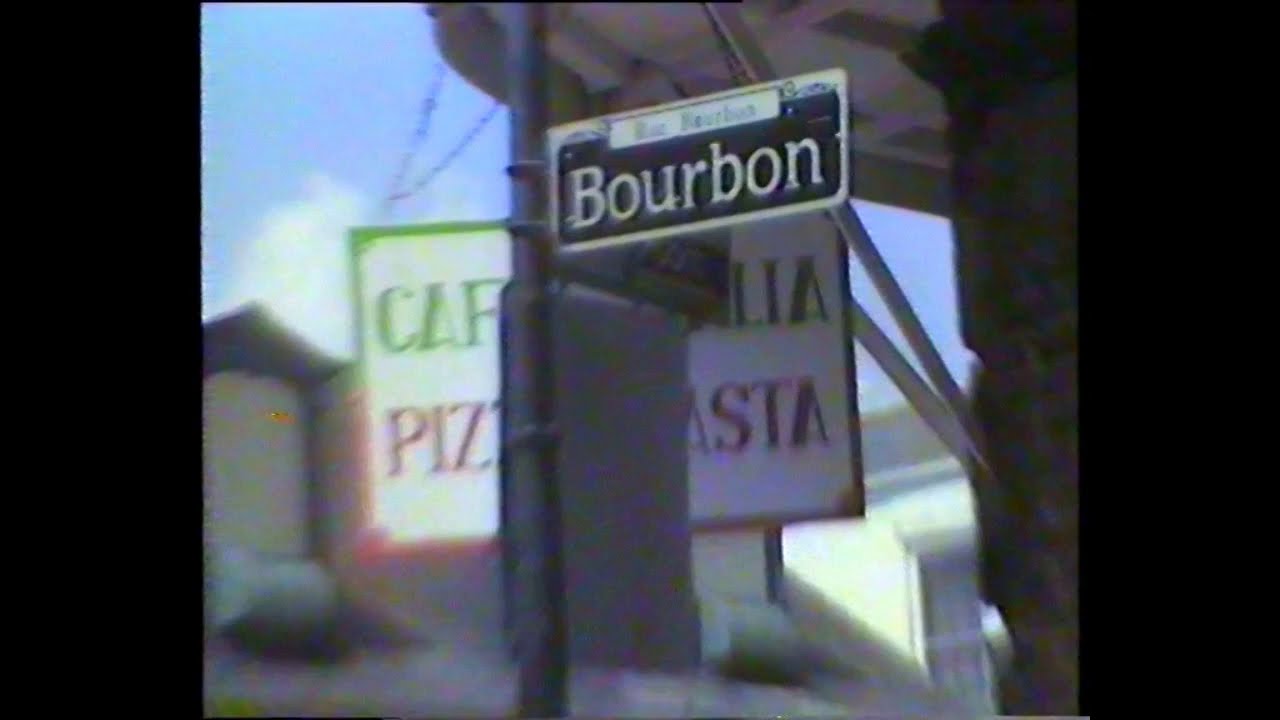 Bourbon Street New Orleans in the 1980s