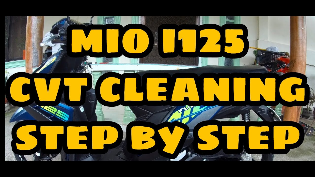 Yamaha Mio I125 CVT Cleaning | Check up | - YouTube