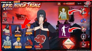 FREE FIRE NARUTO CHAPERT 2 INTERFACE , ALL BUNDEL EVENTS AND IN GAME CHANGES,FREE FIRE EVENTS