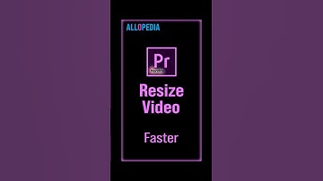 Premiere Pro : How to Resize Video Clips and Images (Fast Tutorial) #shorts #youtubeshorts #short