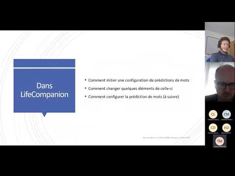 Webinaire #2 | Utiliser une prédiction de mots gratuite pour accompagner la saisie par LifeCompanion