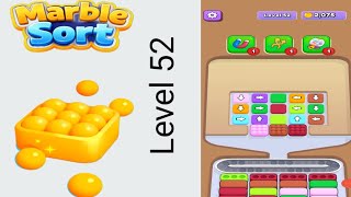 Marble sort level 52 Solution and guidance for gameplay