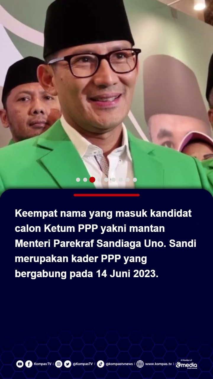 Sandiaga Uno hingga Dudung Abdurachman Masuk Kandidat Calon Ketum PPP #ppp #sandiagauno