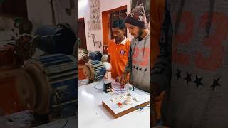 Dol Starter Connection With Single Phase Motor Iti Practical #Viral #Youtubeshorts