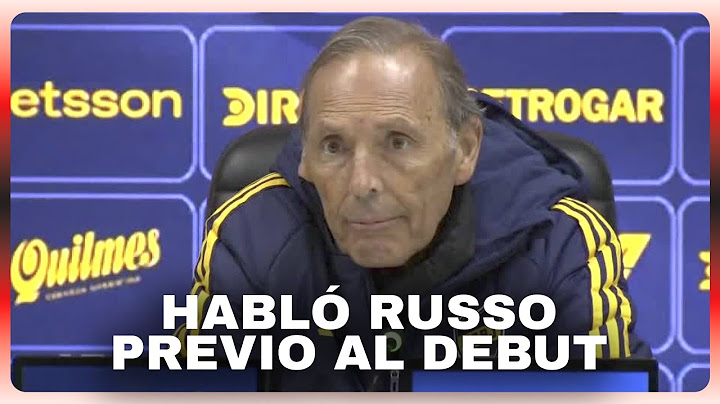 "PAREDES TRABAJÓ NORMAL, NO PUEDO HABLAR DE FECHAS": MIGUEL RUSSO | CONFERENCIA COMPLETA