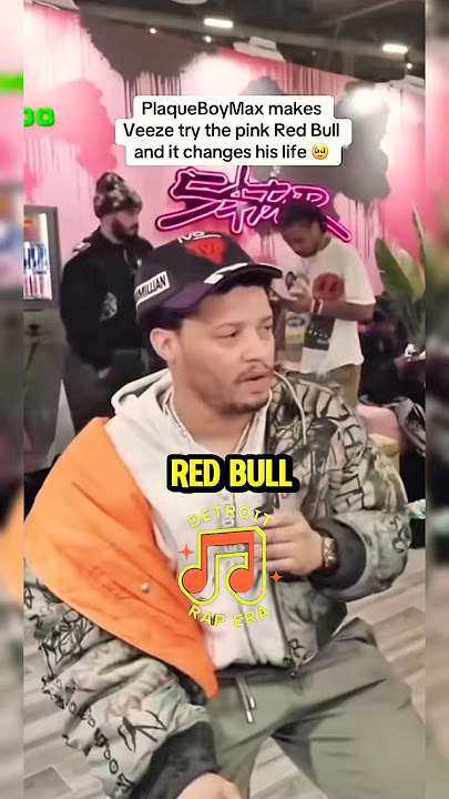 Plaqueboymax Makes Veeze Try The Pink Red Bull & It Changes His Life 😂 #shorts #viral #fyp #funny