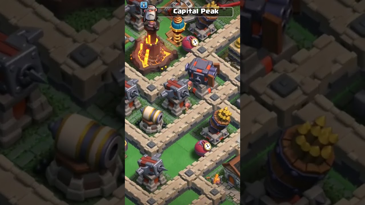 upgrading wall in clan Capital 