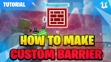 UEFN TUTORIAL | How To Make Custom Barrier 🧱