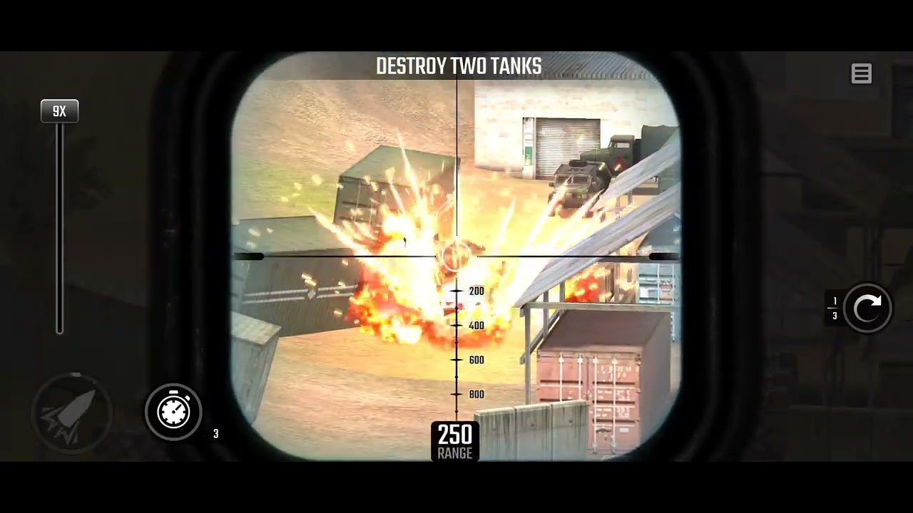 War Sniper Z2 Mission 22 Train Drain Destroy Two Tanks