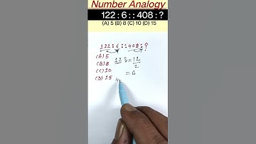 Number Analogy Reasoning Short Tricks | #reasoning short tricks #rrbntpc#rrb #ssccgl #sscgd #sscchsl
