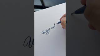 Why not ? #calligraphy #handmade #art #migos #whynot