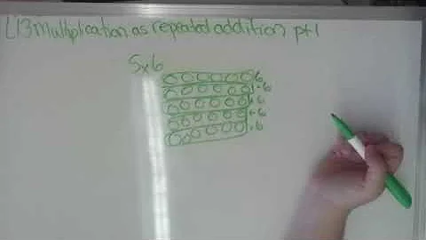Saxon 5 Lesson 13 part 1. multiplication and repeated addition