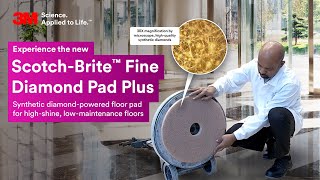 Discover the New Scotch-Brite™ Fine Diamond Pad Plus: Elevate Your Marble Floor Care