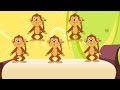 Five Little Monkeys | Nursery Rhymes From Kids TV