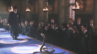 Snape vs Lockhart wizard duel \/ Harry talks to snake | Harry Potter and the Chamber of Secrets