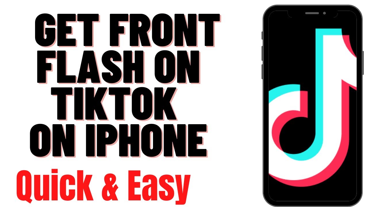 HOW TO GET FRONT FLASH ON TIKTOK ON IPHONE 2023