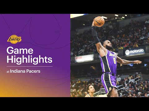 HIGHLIGHTS | LeBron James (39 pts, 6 ast, 5 reb) at Indiana Pacers