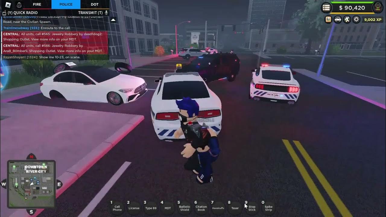 ROBLOX: ERLC - River City Police Patrol - Car Chase! - YouTube