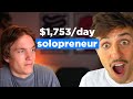 How marc lou makes 1753day as a solopreneur what hes not telling