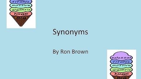 Thumbnail of Synonym Song w/ Lyrics