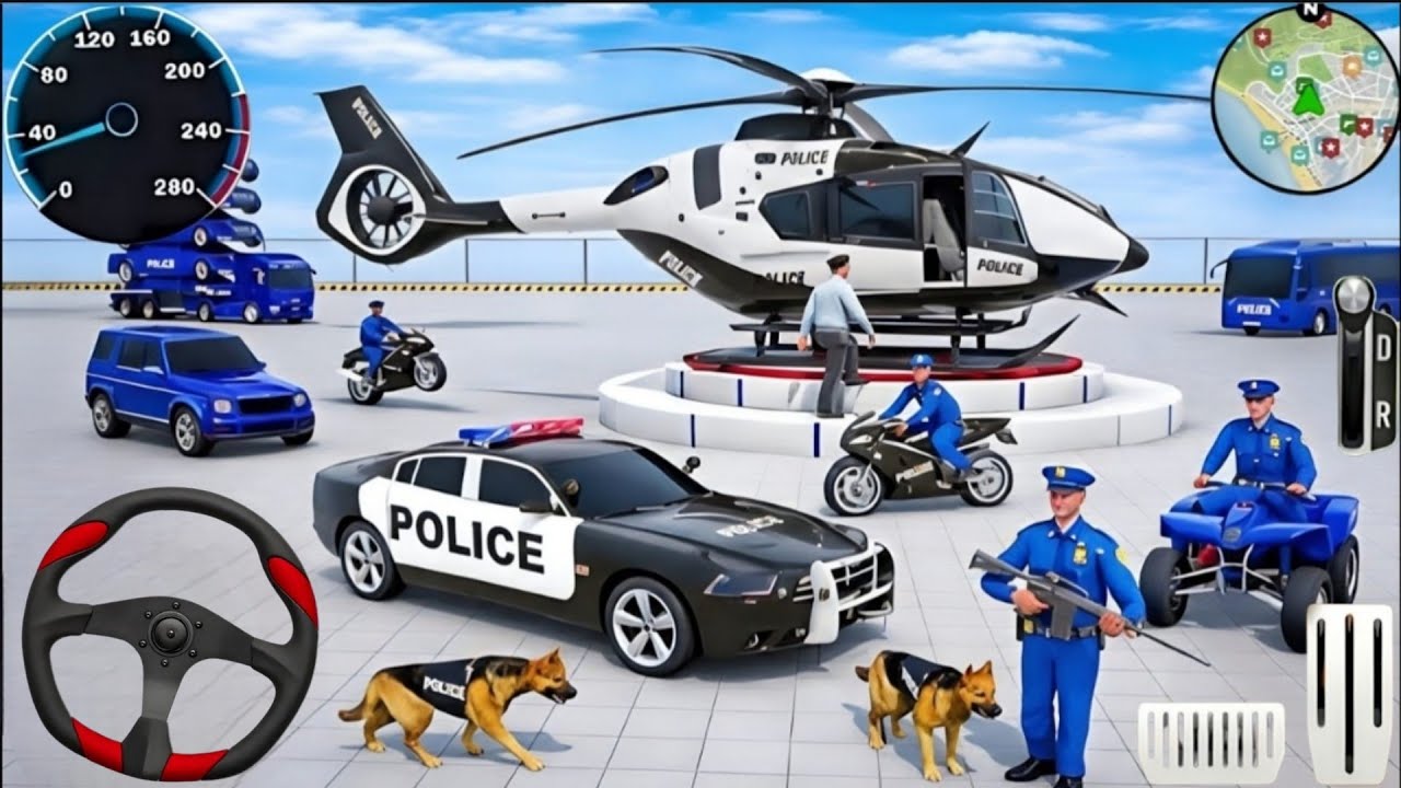 🚨 Police Car Chase Simulator 3D - Real City Cop Pursuit Gameplay (Android)