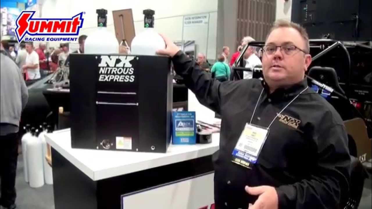Nitrous Express Hot Water Nitrous Bottle Bath New Product at SEMA