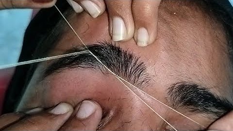 Thick to thin eyebrow threading, Perfect shape of eyebrow, Eyebrow