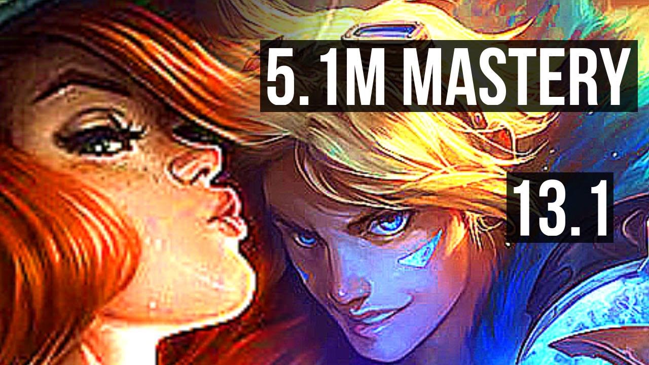 MF & Nautilus vs EZ & Karma (ADC) 5.1M mastery, 8/1/4, 1600+ games