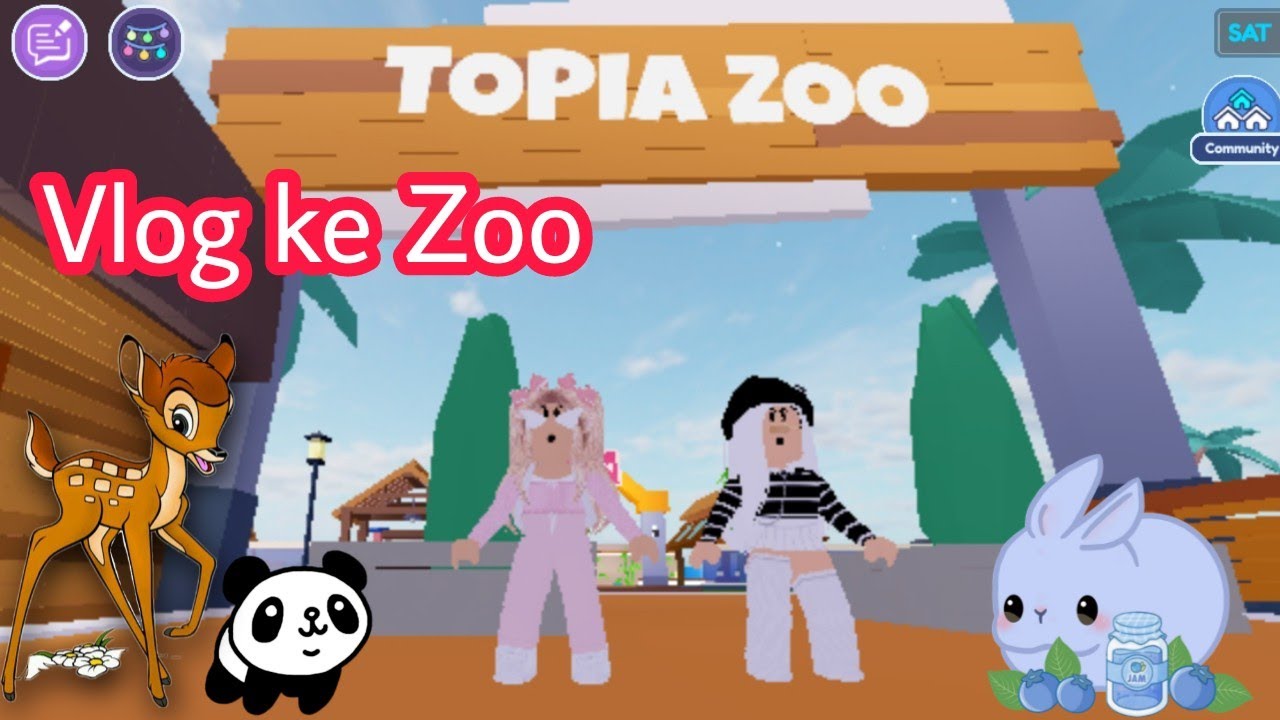 Vlog ke Zoo.roblox malaysia Lifetopia Roleplay - YouTube