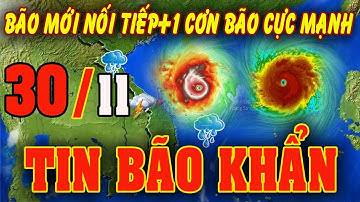 🔴[Trực Tiếp] TIN BÃO MỚI Hướng Về Miền Bắc -Trung bộ ? Dự báo thời tiết hôm nay ngày 30/11