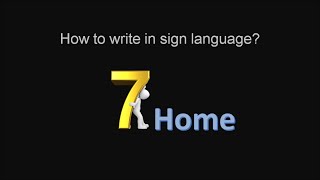 Deaf people ask how to write in sign language Home