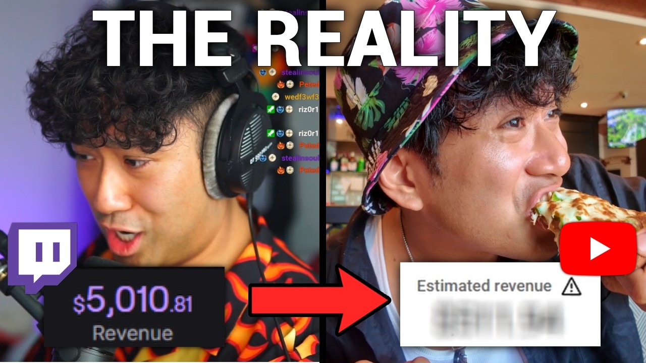 I quit streaming to make food videos on Youtube. This is how much I made in my first year.