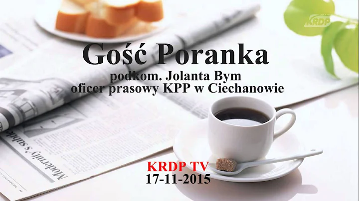 Go Poranka Ciechanw Jolanta Bym 17.11.2015 KRDP TV