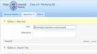 ILIAS Tutorial - Creating a test