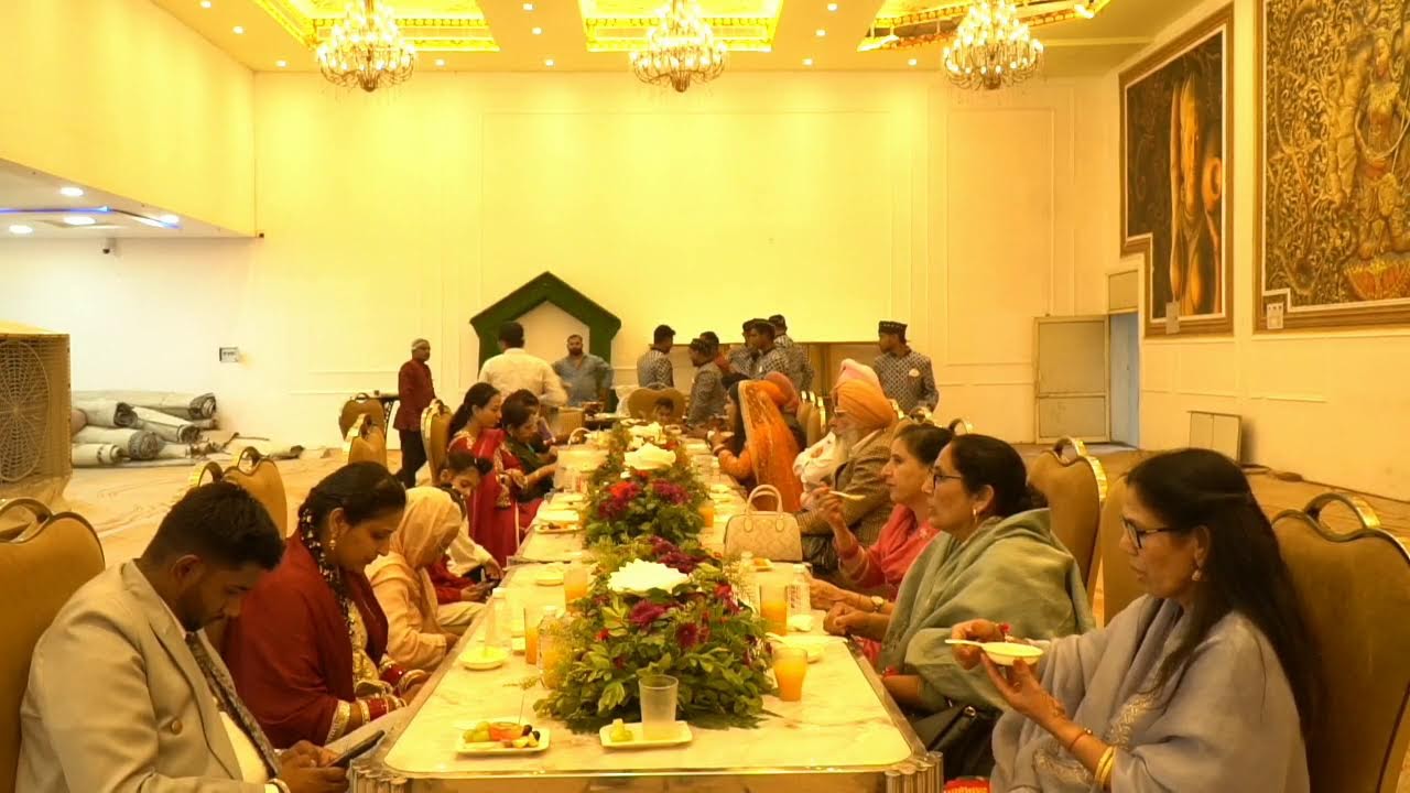 Live on Reception Ceremony Jagveer Singh weds Sukhpreet Kaur...