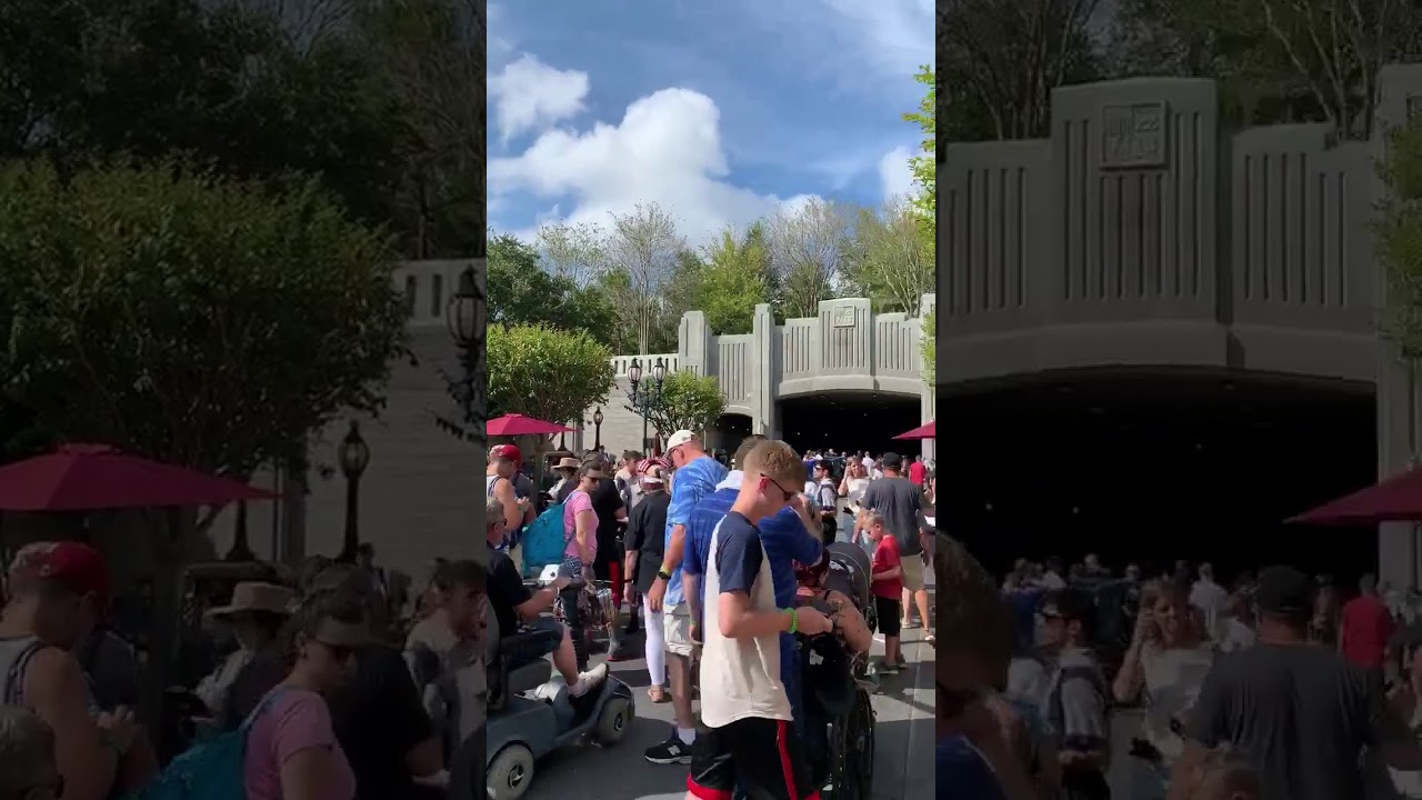 Star Wars Opening Day Crowd Video YouTube