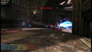 Me using Shock Rifle and Lightning Gun in UT2004