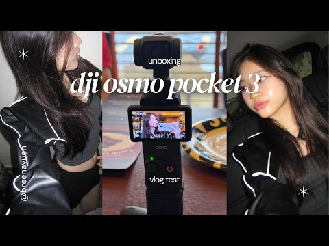 dji osmo pocket 3 creator combo unboxing + vlog test ₊˚⊹ ᰔ